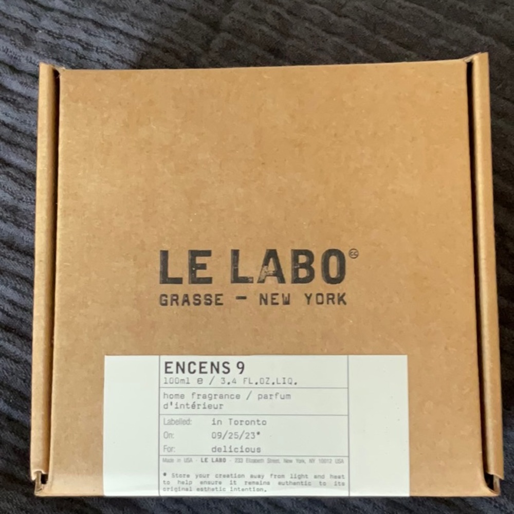 Le Labo Encens 9 Home Fragrance